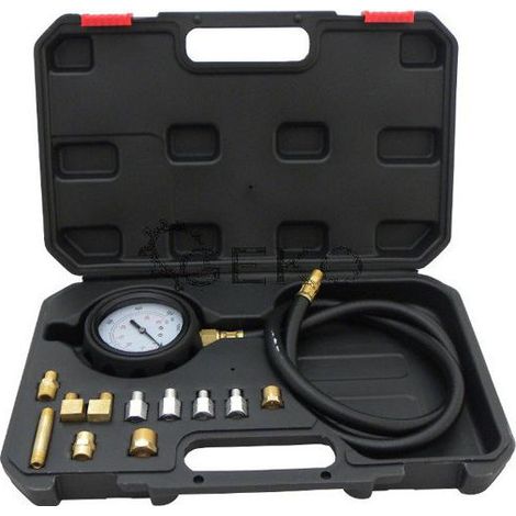 Geko G02506 - Manometro automatico de scatola de onde (12 pezzi), colore nero