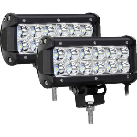 Barre lumineuse, faisceau combiné, construction durable, 2 X7INCH 36W SPOT (1/2)