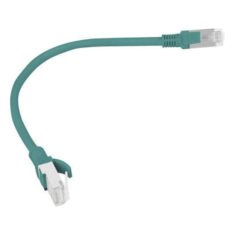 Cable de conexión Lanberg UTP cat.6 de 0,25 m, color verde (1/2)