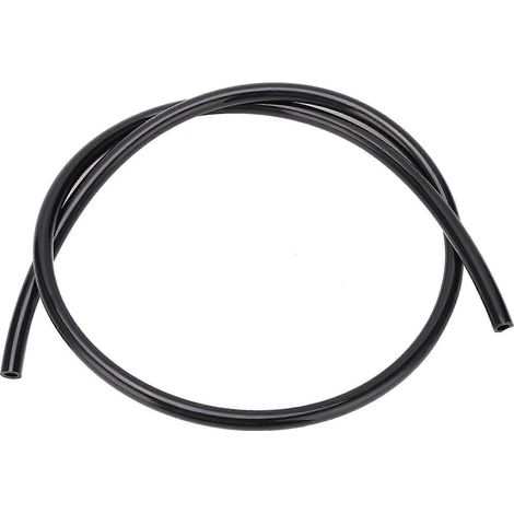 Tuyau pneumatique flexible en TPU pour compresseurs d'air, adapté aux produits chimiques, carburants et huiles, TPU1612, diamètre extérieur 16 mm x diamètre intérieur 12 mm, noir, 3 m