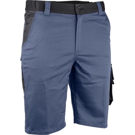 Bermuda bicolore multitasche LMA Icare Blu scuro / Nero 52