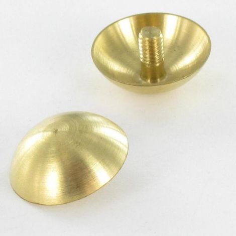 Cache tête ROND. Laiton Diamètre 15 Tige M3X5.4-10 pièces