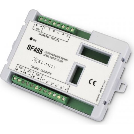 Filtro de protección SSF para líneas serie RS-485/422. Protege hasta 3 líneas seriales simultáneamente