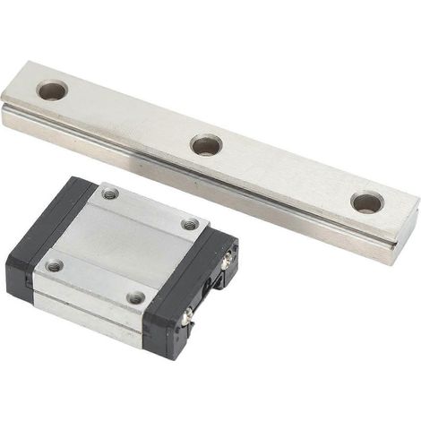 Rail de guidage linéaire MGN15C en acier à roulement pour imprimantes 3D et machines CNC, 100 mm