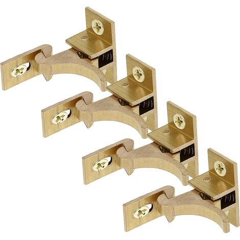 Loquet de porte robuste en cuivre (lot 4) pour meubles camping (1/5)