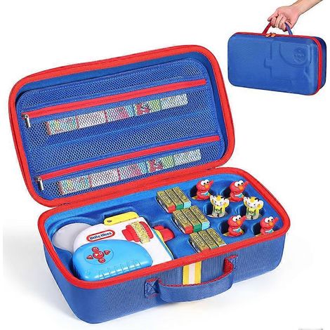 Grande boîte de rangement en EVA pour le coffret de démarrage de livres Little Tikes Story Dream Machine (bleue) (1/5)
