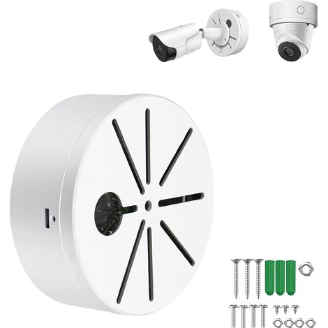 Boîte de jonction universelle pour caméra de sécurité Boîtier ABS avec gestion de câbles Support de montage inclus pour caméra Dôme Bullet Pour système CCTV extérieur (1/5)