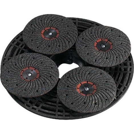 GHELFI 712 DISCO CON 4 ABRASIVI Ø430 PER F.022 PROD. prima 30/4/2021 (1/3)