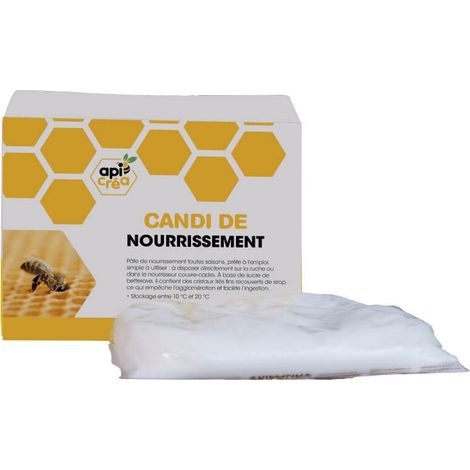 Candi de nourrissement pour abeille, poche de 2 kg