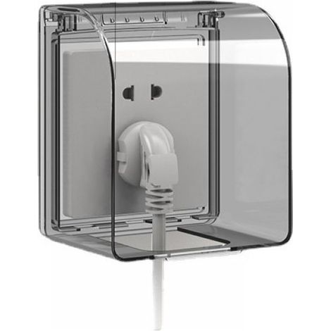 1PC Sortie Couvercle Childproof 86 modèle universel Boîtier de Prise étanche 12.2×10.8×7.3 CM Prises extérieures étanches pour interrupteur (1/4)