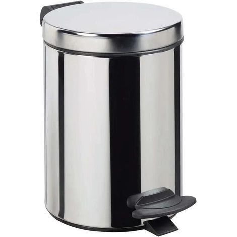 Rossignol Moderne Edelstahl-Mülleimer 3 Liter Badezimmer