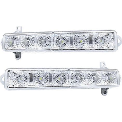 Feux de jour à LED antibrouillard gauche et droit compatibles avec C1 06-17 et C3 15-19. Feux de route, feux de jour et feux de pare-chocs. (1/5)