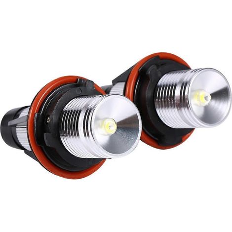 Ampoules LED blanches 5W à anneau lumineux « angel eye » pour phares BMW E39 E60 E53 E63 E66