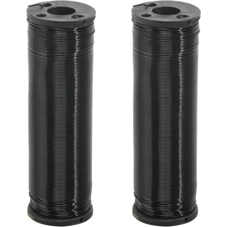 200 m Fil de Fer pour Fleurs 0,67 mm Fil d'emballage Fil Floral Galvanisé Fil de Fer Fleuriste Fil de Fer Recuit Fil de Jardin Noir pour Attacher des Fleurs et des Plantes (100 m/Rouleau) (1/4)