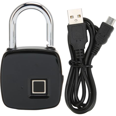 Verrou à empreinte digitale P30+ étanche, reconnaissance d'empreintes, serrure sans clé intelligente pour casier de gym, valise, armoire (1/5)