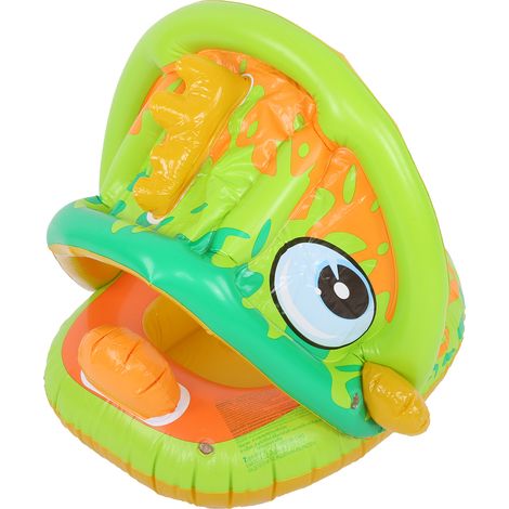 Bouée gonflable pour bébé en PVC avec pare-soleil (1/5)