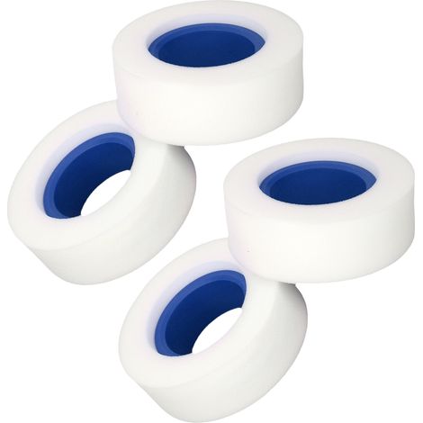 Set mit 4 doppellagigen Weichschaumreifen 5,6 cm (2,2 Zoll) für 1/10 und 1/8 RC-Autos und Crawler (blau). (1/4)