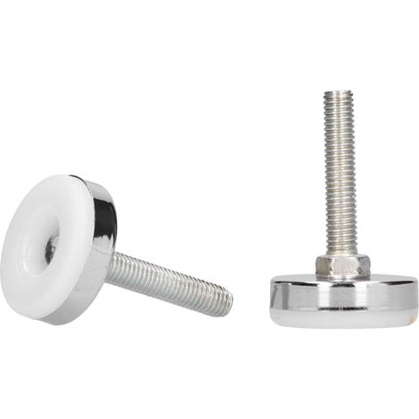 Lot de 2 vis de réglage pour pieds de meubles, supports métalliques réglables, vis de mise à niveau fixes, M8 (1/5)