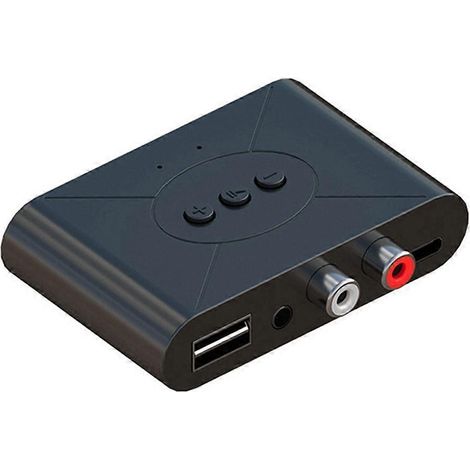 Récepteur Bluetooth 5.3, adaptateur sans fil, sortie audio AUX pour téléphone portable, amplificateur audio de style ancien, lecteur USB (1/5)