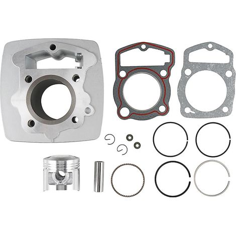 Cylindre et piston pour moteurs Honda CB125, CL125, XL125 et SL125 : CB125 (1976-1985), CL125 (1973-1974), XL125 (1976-1978) et SL125 (1971-1973).