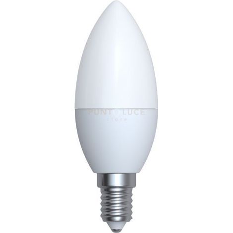 LAMPADINA LED OLIVA VETRO BIANCO 5,5W, 470LUMEN, 2.200K-2.700K-3.000K D.3,7CM H. 10CM ATTACCO E14
