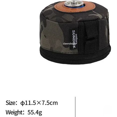 Housse de protection pour bidon d'essence de camping, étui pour bouteille de gaz, housse de protection pour bouteille d'air comprimé, boîte à mouchoirs avec poche latérale, étui pour cartouche de gaz, (1/5)