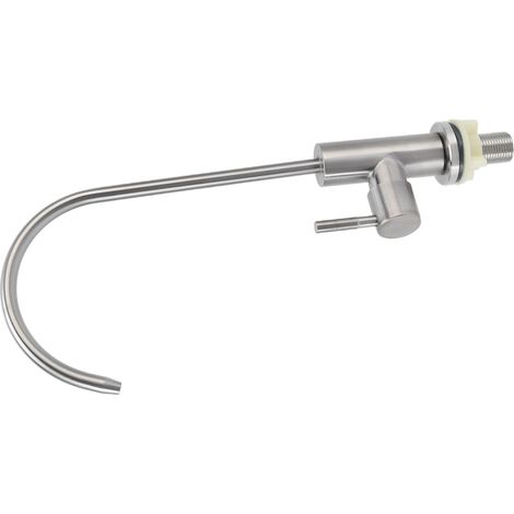 Mitigeur de purification d'eau pour évier de cuisine (G1/2), en acier inoxydable, pour salon, salle à manger et salle de bain. (1/5)