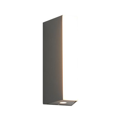 Applique exterieure led 55w 3000k lumiere hautbas ip65 anthracite - trio - marne (1/4)