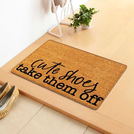 Tapis De Sol - Tapis D'Entrée Antidérapant En Polyester - Pour Couloir Cuisine Salle De Séjour Extérieur - 45 X 75 Cm (1/3)