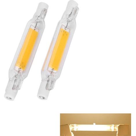 SJLERST Ampoule R7S LED 78mm Dimmable, 5W Ampoule LED R7S 78mm COB Lampe, R7S LED Bulbs Remplace les Ampoules Halogènes R7S (1/5)