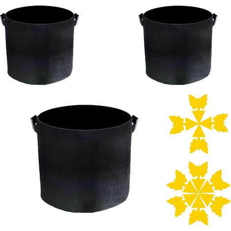 12L Sac de Plantation de Pommes de Terre, Sac Plante en Tissu, avec Poignée,3 Gallons,Idéal pour Les Tomates, Les Pommes de Terre et Les Fleurs (1/5)