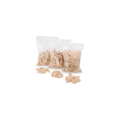 Lamelle D'Assemblage - Bois De Hêtre FSC - 20 mm - Pour Fraiseuse À Lamelles Et Menuiserie - 100 Pièces (1/5)