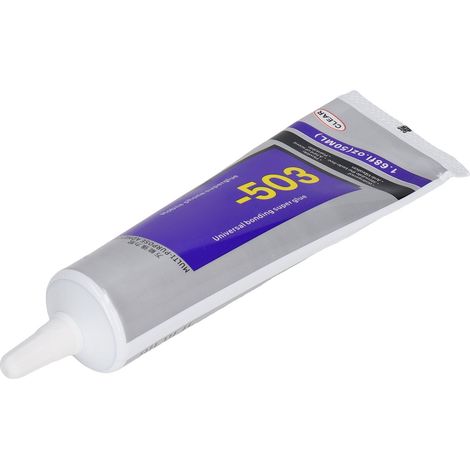 2 tubes de colle cyanoacrylate silicone à prise rapide et écologique, 50 ml (1/5)