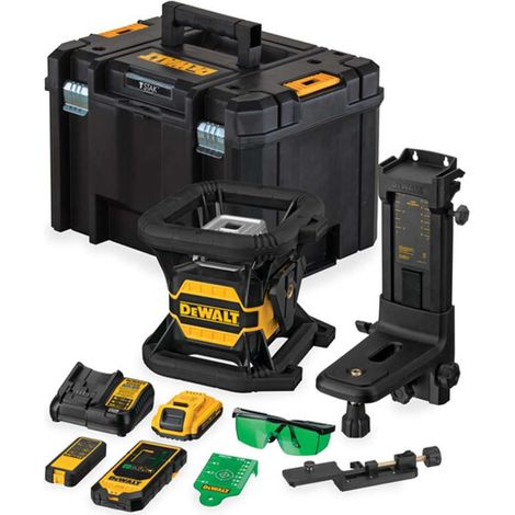 LASER ROTATIVO VERDE CON BLUETOOTH BATERIA 18V 2.0AH. ALCANCE 76/600M. INCLUYE DETECTOR, CARGADOR BATERIA, SOPORTE, GAF - STANLEY BLACK & DECK (1/3)