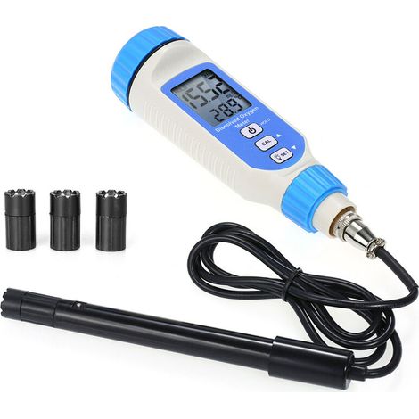 Détecteur d'oxygène dissous numérique Compteur d'oxygène dissous Portable DO Pen Type Testeur de qualité de l'eau Analyseur d'oxygène dissous