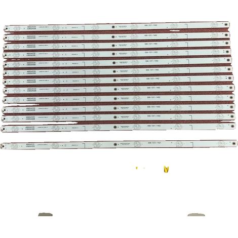 Tira de LED de 650 mm, compatible con varios modelos de pantallas LCD, fuente de luz: bombillas LED, fuente de alimentación: CC, regulable: sí (1/5)