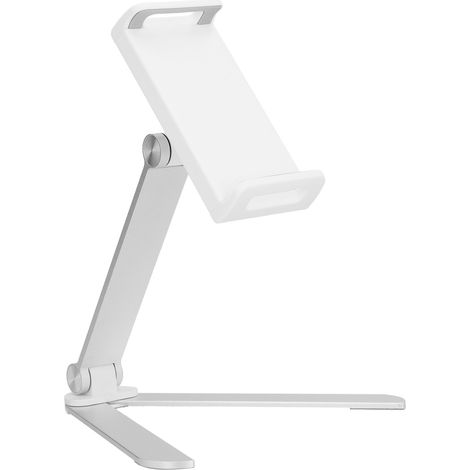 Support pliable pour tablette, rotation à 360° et 180°, en alliage d'aluminium, compatible avec les tablettes de 4 à 12 pouces et les téléphones de 4 à 7 pouces. (1/5)