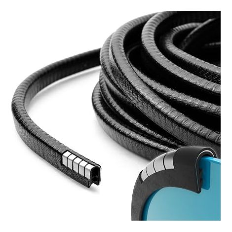 Bande Caoutchouc Noire pour Protection Portière autocollante Voiture avec renforcement métallique (1/5)