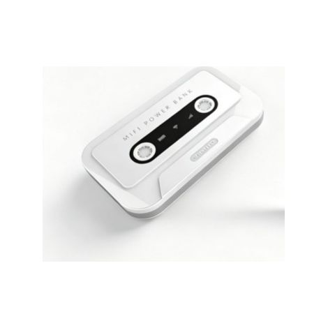 MIFI 4G LTE SIM Card Slot 2100mAh Battery with SIM Card Insert and WiFi -- White Eurasian, South African and South American Edition (1/4)