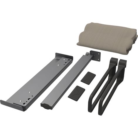 Kesseböhmer Conero Wäscheauszug Basic mit Wäschesack und 2 Bügel, beige/schwarz (1/3)