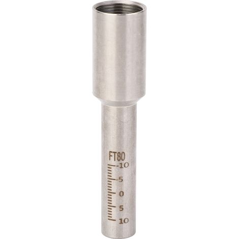 Tube gradué soudé laser en acier inoxydable précision manche portable 80 mm (1/5)