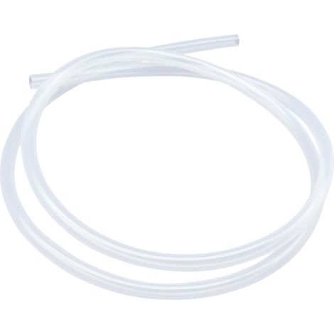 Tuyau flexible en silicone - 6 mm x diamètre extérieur 8 mm - Longueur : 1,5 m - Convient pour un usage alimentaire - Transparent - Transfert d'eau et d'air pour la pompe (1/5)