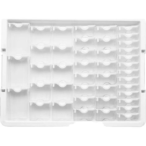 Boîte de rangement transparente pour peinture diamant (42 compartiments), étui de rangement en plastique pour outils de peinture diamant (1/5)