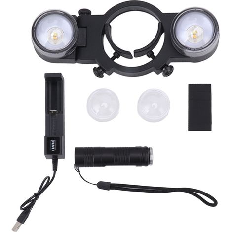 Luz LED pulverizadora para coche – sistema de iluminación universal, blanco cálido, 2 colores incluidos