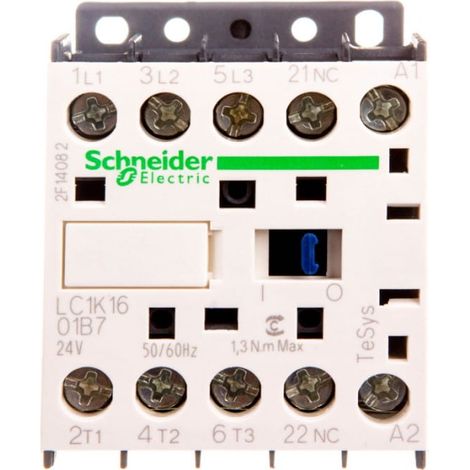 Leistungsschütz 16A 3P 24V AC 0Z 1R LC1K1601B7