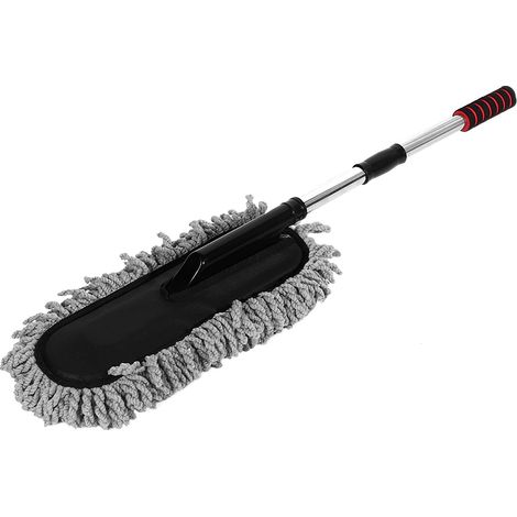 ZTB Brosse de Nettoyage Auto Époussetoir Vitre Télescopique Rétractable Poussière Cire Lavable Drag (1/5)