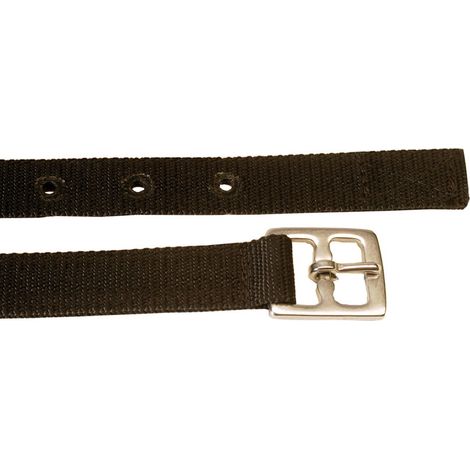 145 cm, Schwarz: Steigbügel aus Nylon