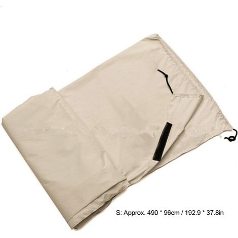 Bâche de protection imperméable et résistante pour piscine extérieure, idéale pour le jardin (taille S, 490 x 96 cm). (1/5)