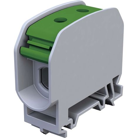 Conector de carril roscado STB 16 Al/Cu 87110 SIMBLOCK, verde