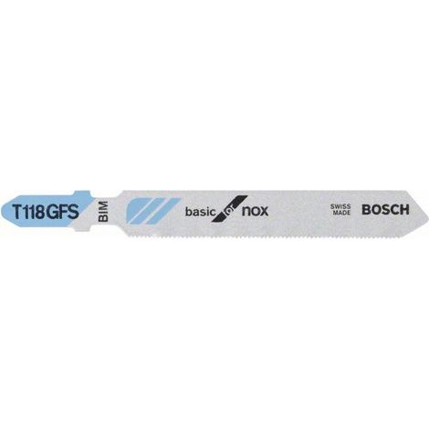Bosch Accessoires - Set lames de scie pour acier, longueur 83 mm, 3 pièces 2608636498 (1/4)